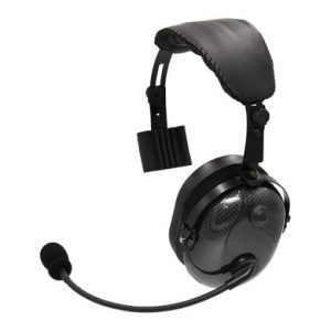 SWATCOM SC36 Heavy Duty Single Sided Headset with Boom mic, QD for radio lead