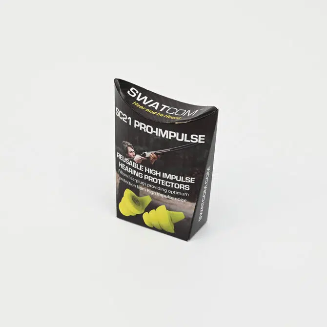 SWATCOM SC21 Pro Impulse Universal in ear hearing protection (10 Pack) - Image 5