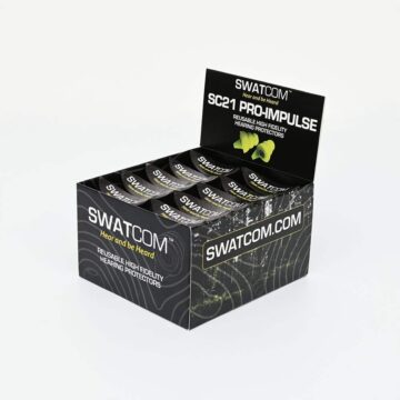SWATCOM SC21 Pro Impulse Universal in ear hearing protection (10 Pack)