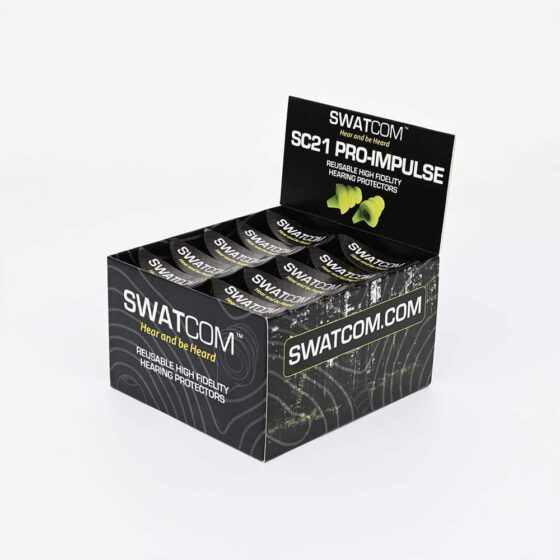 SWATCOM SC21 Pro Impulse Universal in ear hearing protection (10 Pack)