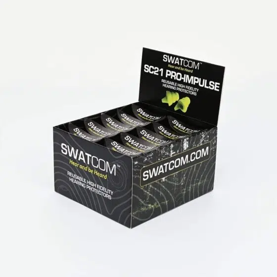 SWATCOM SC21 Pro Impulse Universal in ear hearing protection (10 Pack)