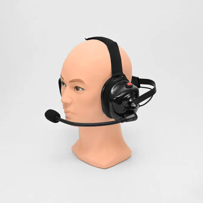SWATCOM Heavy Duty Neckband Quick Disconnect Headset - Image 2