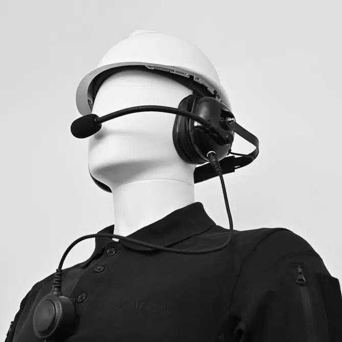 SWATCOM Heavy Duty Neckband Quick Disconnect Headset - Image 14