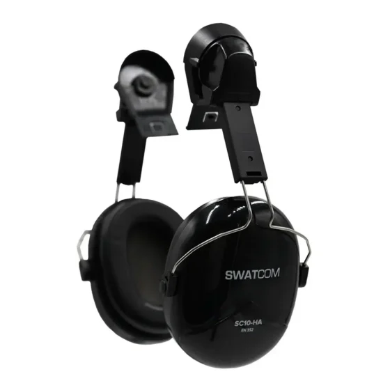 SC10 Passive Ear Defenders Helmet Mount