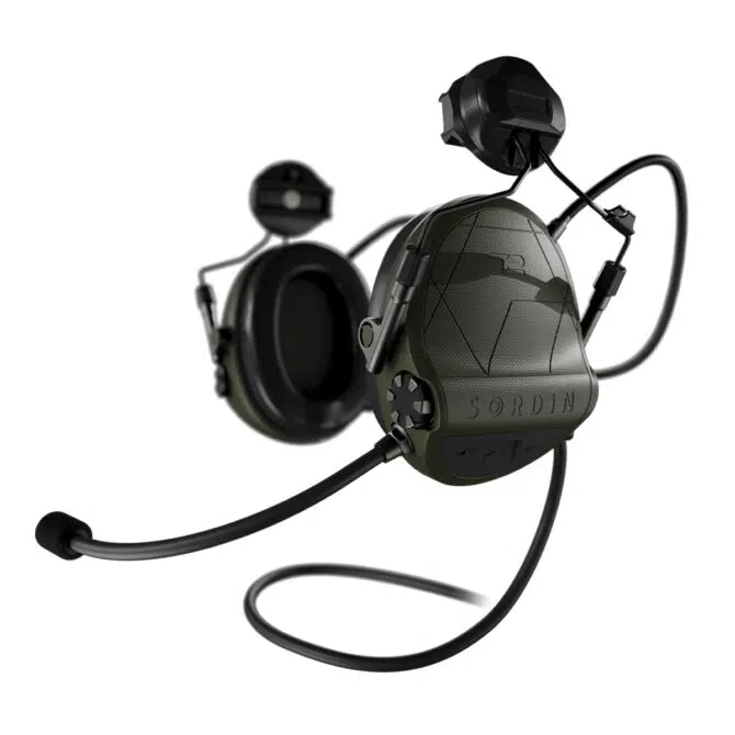 Sordin Supreme T2 CC Arc Rail Tactical Headset