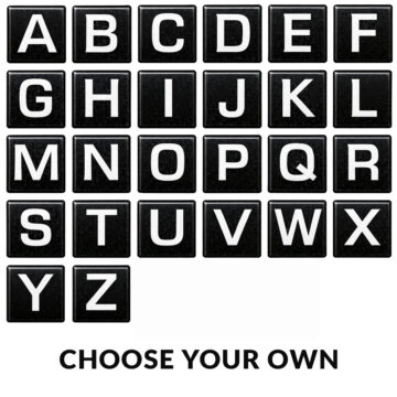 Custom Letter Stickers