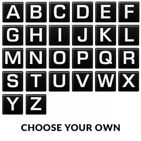 Custom Letter Stickers