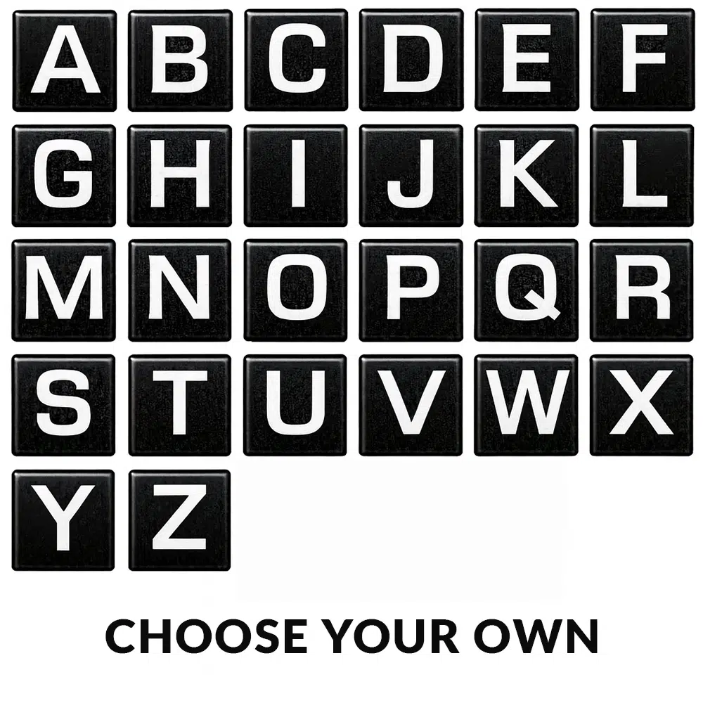 Custom Letter Stickers