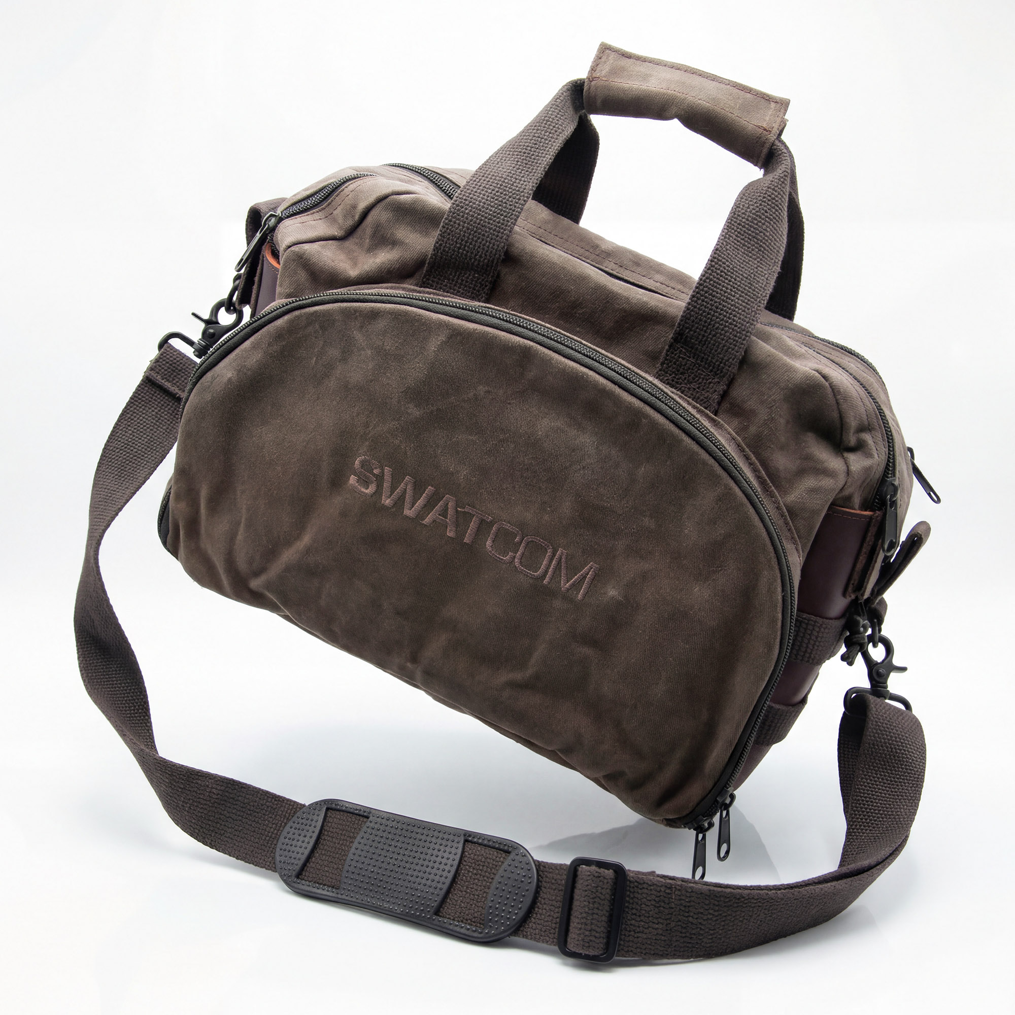 SWATCOM Brown Canvas Range Bag – Large - Image 2