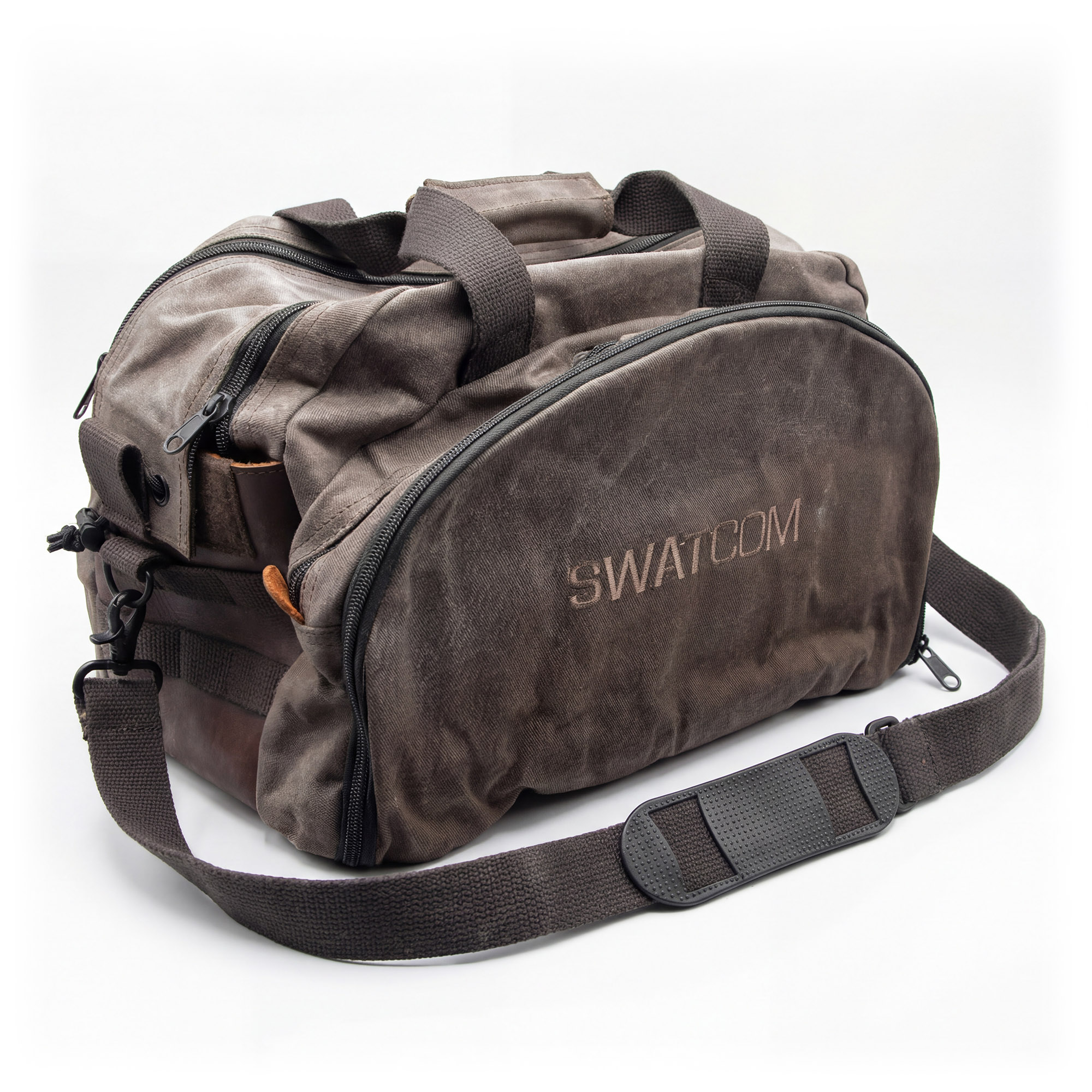SWATCOM Brown Canvas Range Bag – Large - Image 3