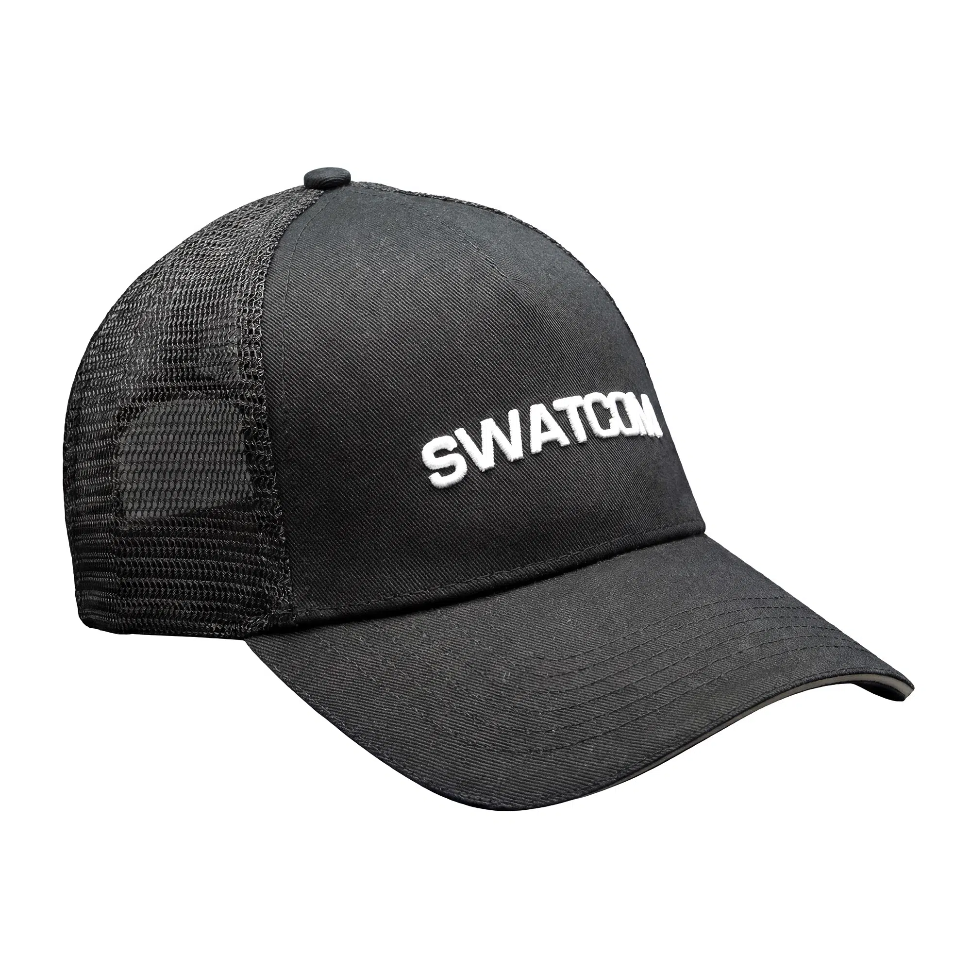 SWATCOM Black Half-Mesh Shooting Cap - Image 2