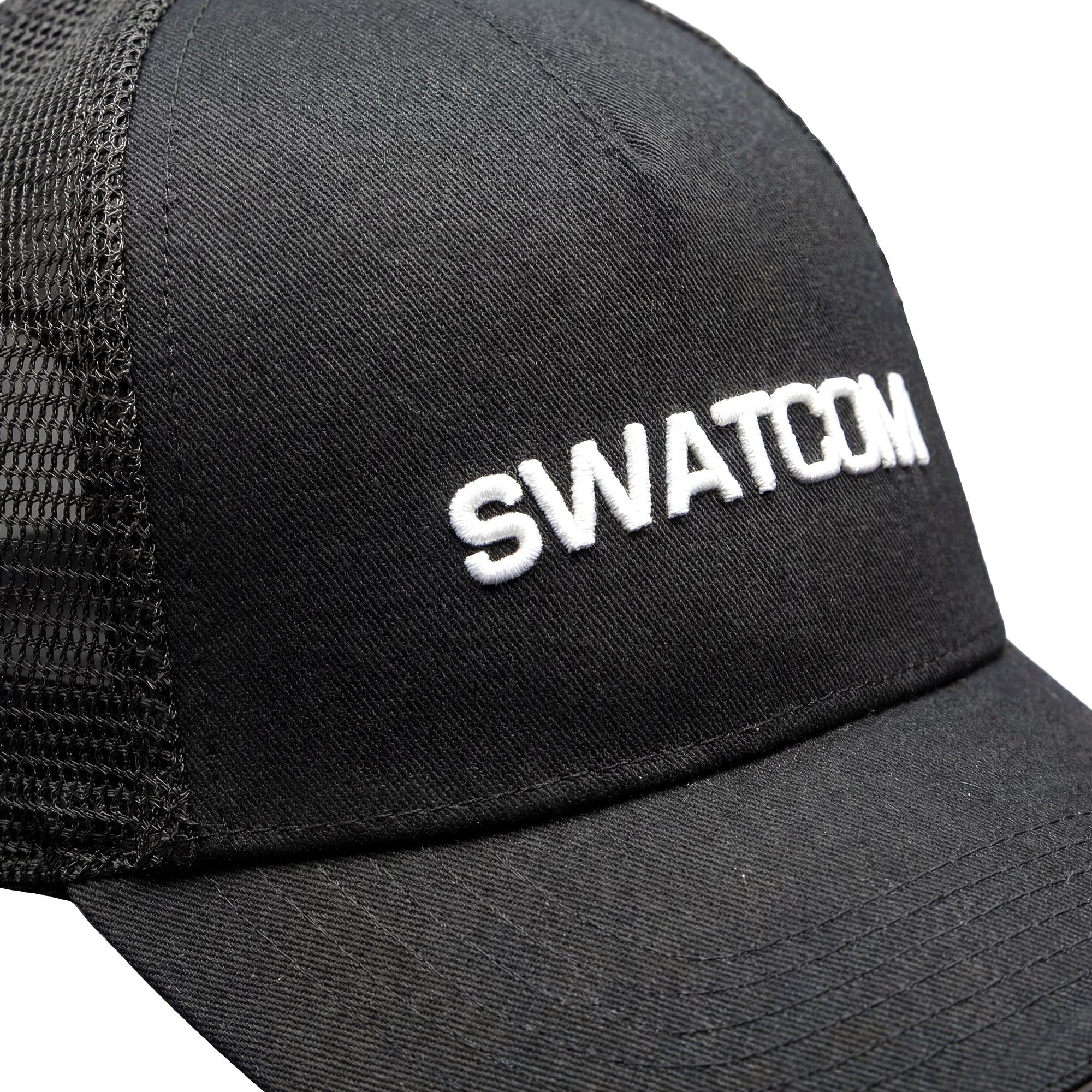 SWATCOM Black Half-Mesh Shooting Cap - Image 6
