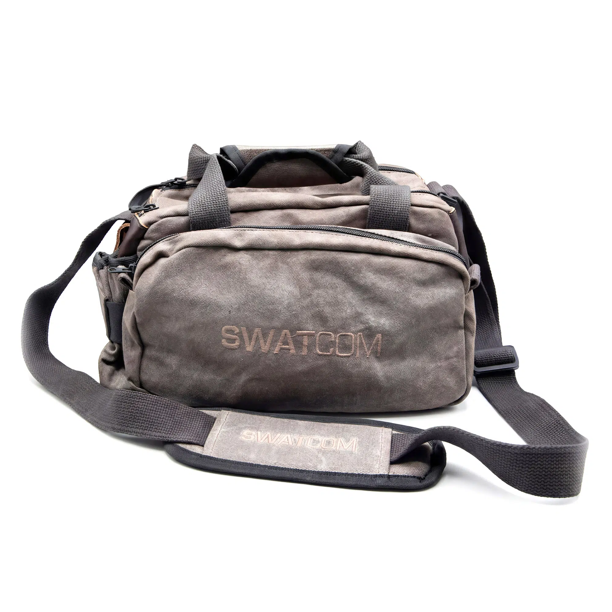 SWATCOM Brown Canvas Range Bag - Medium