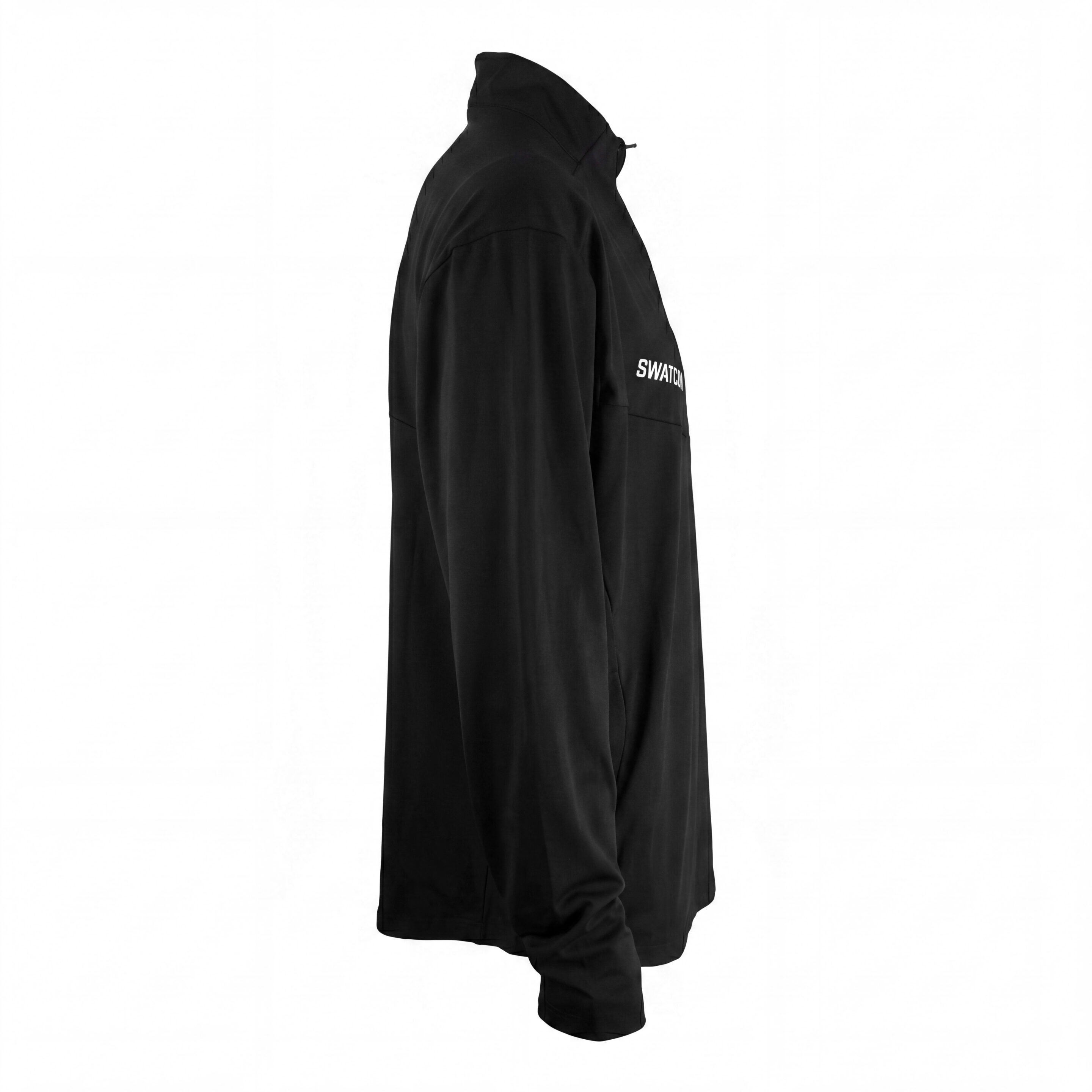 SWATCOM Mens Quarterzip - Black - Image 3
