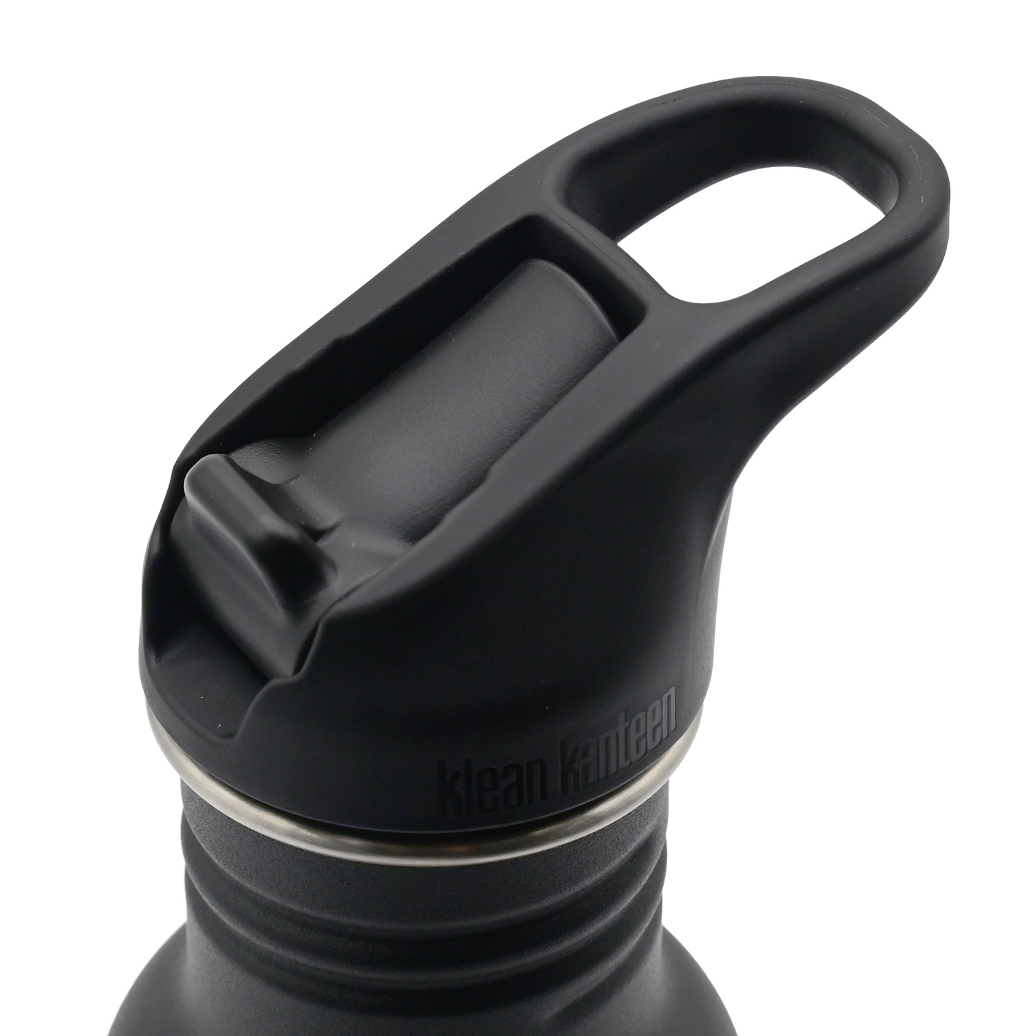 SWATCOM Klean Kanteen Black Single Wall Bottle with Flip Seal Sports Cap 523ml - Image 2