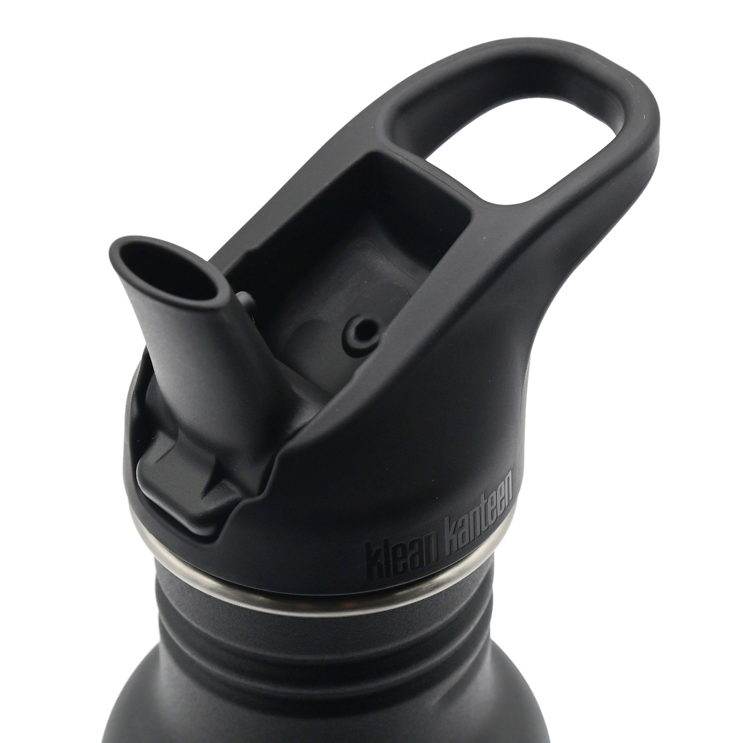 SWATCOM Klean Kanteen Black Single Wall Bottle with Flip Seal Sports Cap 523ml - Image 3