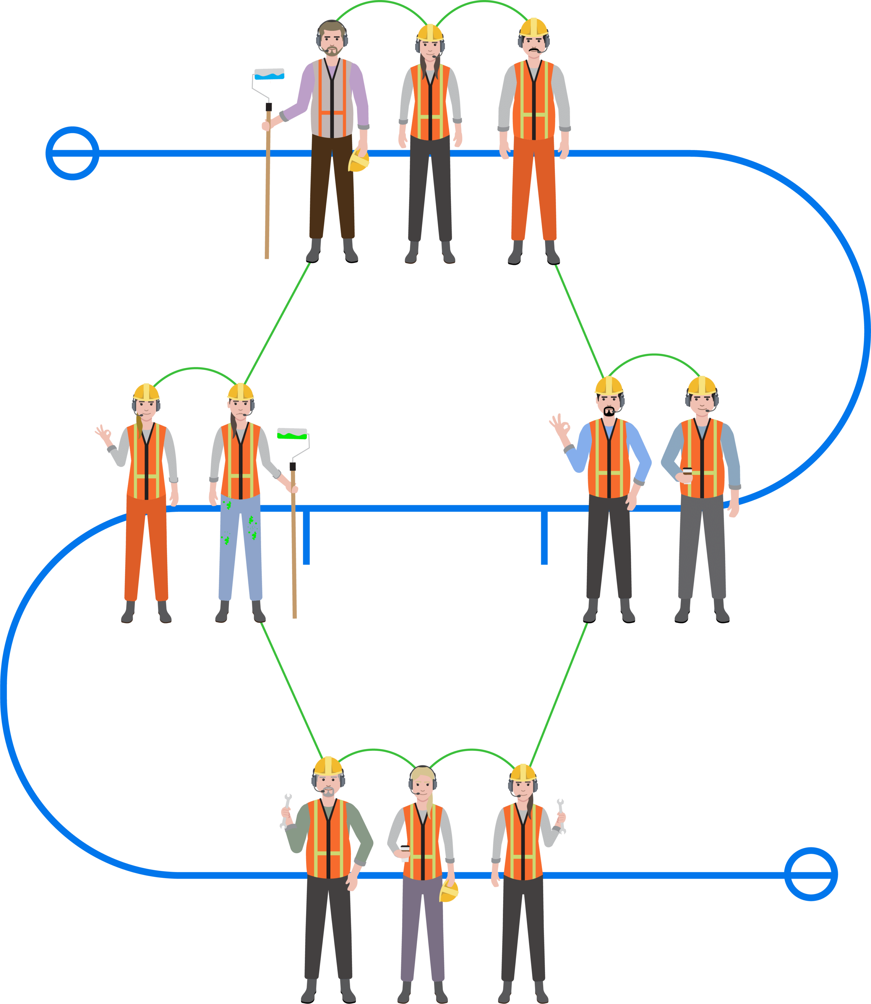 Full duplex team communications